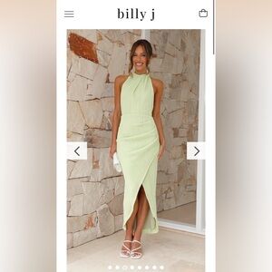 Billy J - Zephyr Maxi Dress - Citrus. size 8